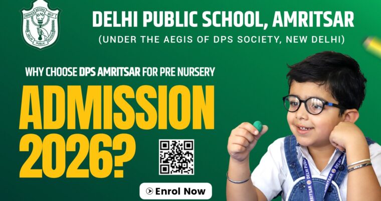 DPS Amritsar for Pre-Nursery Admission 2026